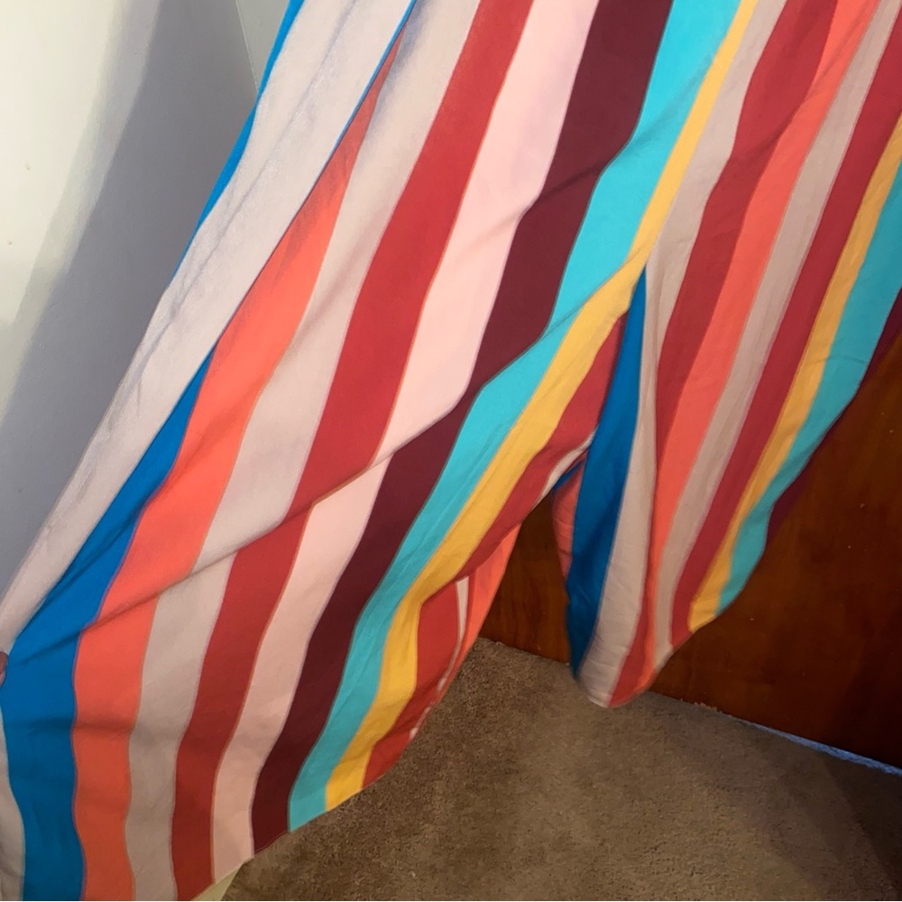 SPENSE Brand Colored striped jumpsuit. Size medium. - Picture 2 of 4
